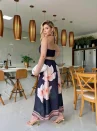 vestido amabile estampado