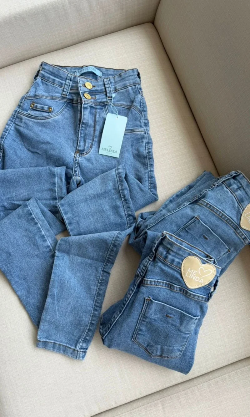 calÇa jeans skinny cÓs duplo