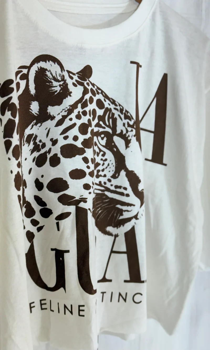 cropped oversized jaguar