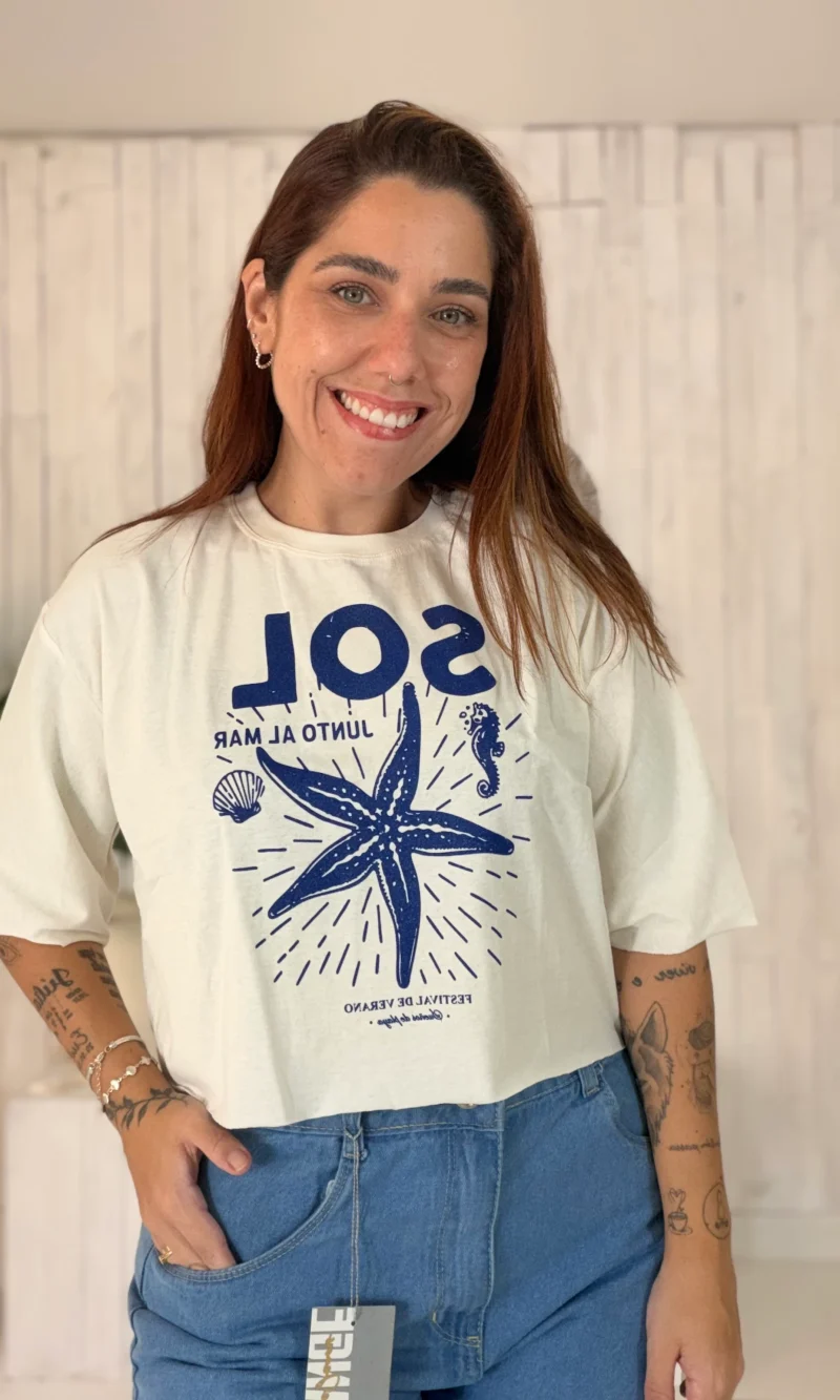 cropped oversized sol