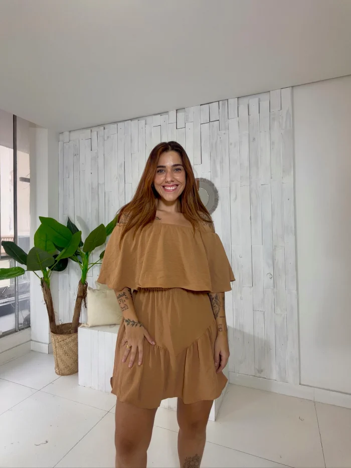 macaquinho luiza babado