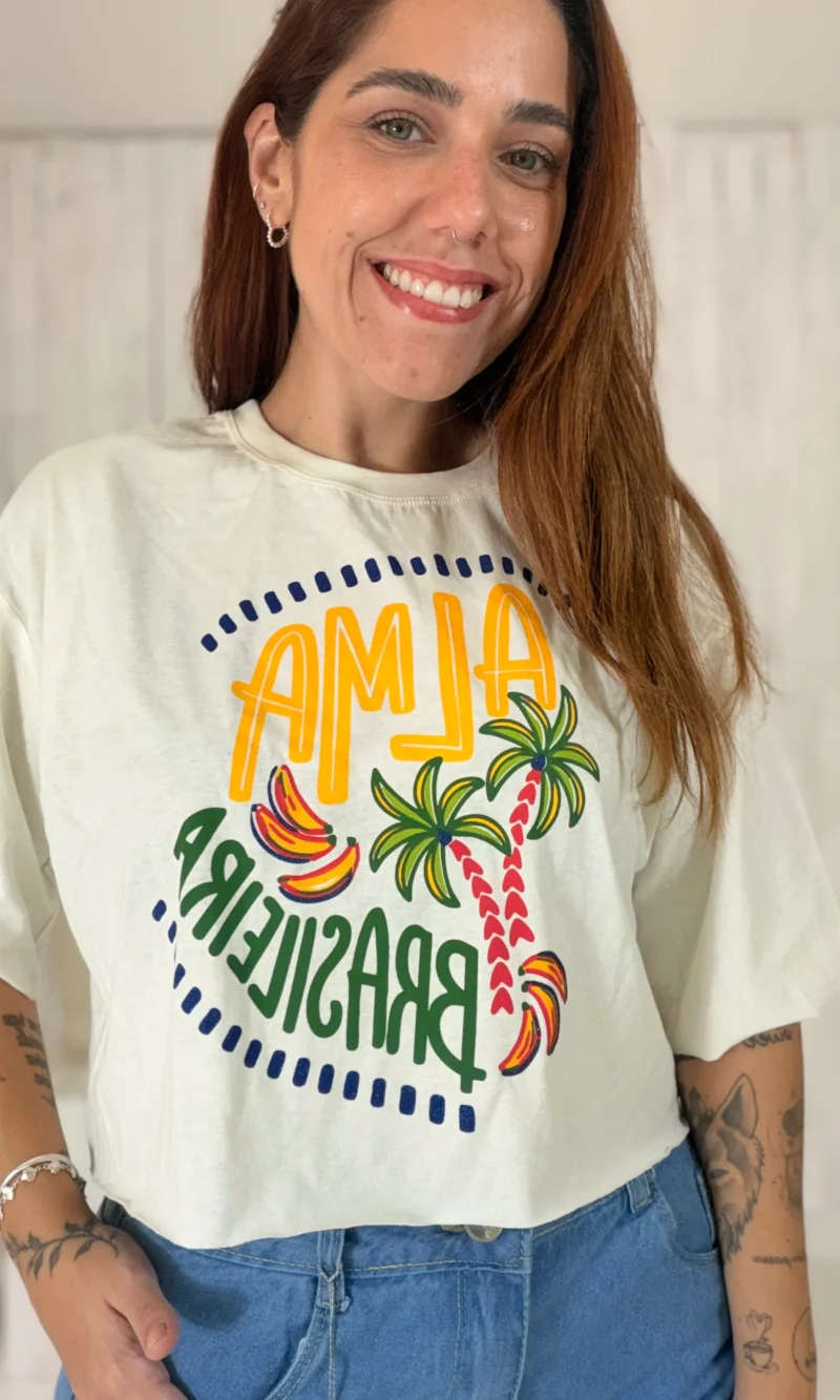 cropped oversized alma brasileira