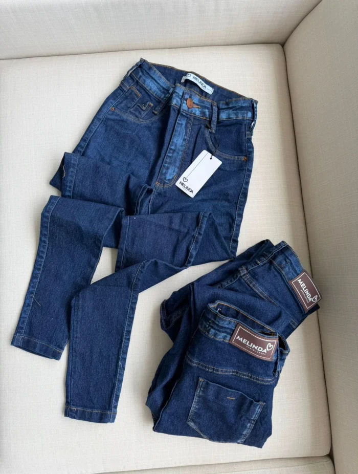 calÇa jeans skinny bÁsica com bolsinho