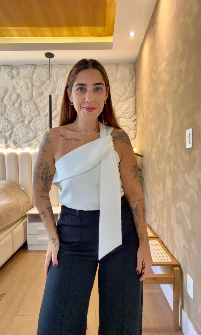 Blusa Clara - Um Ombro