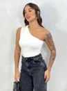 Body Um Ombro Drapeado