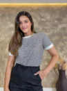 Tshirt Malha Listrada