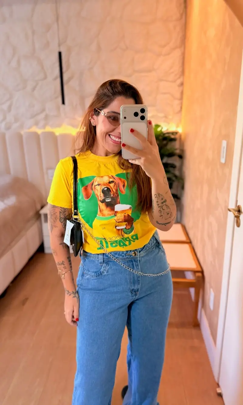 tshirt caramelo brasil