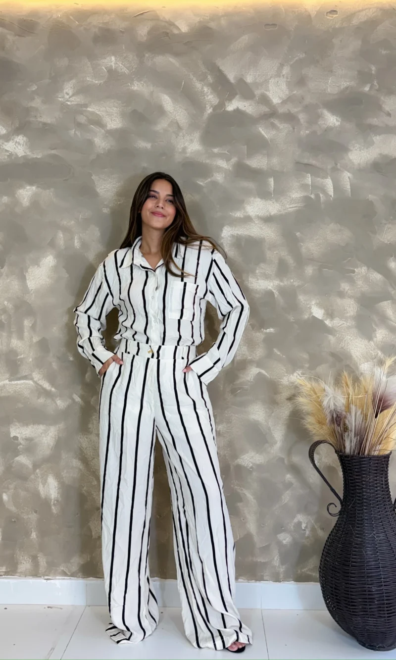 Conjunto Mari - Chemise E Pantalona