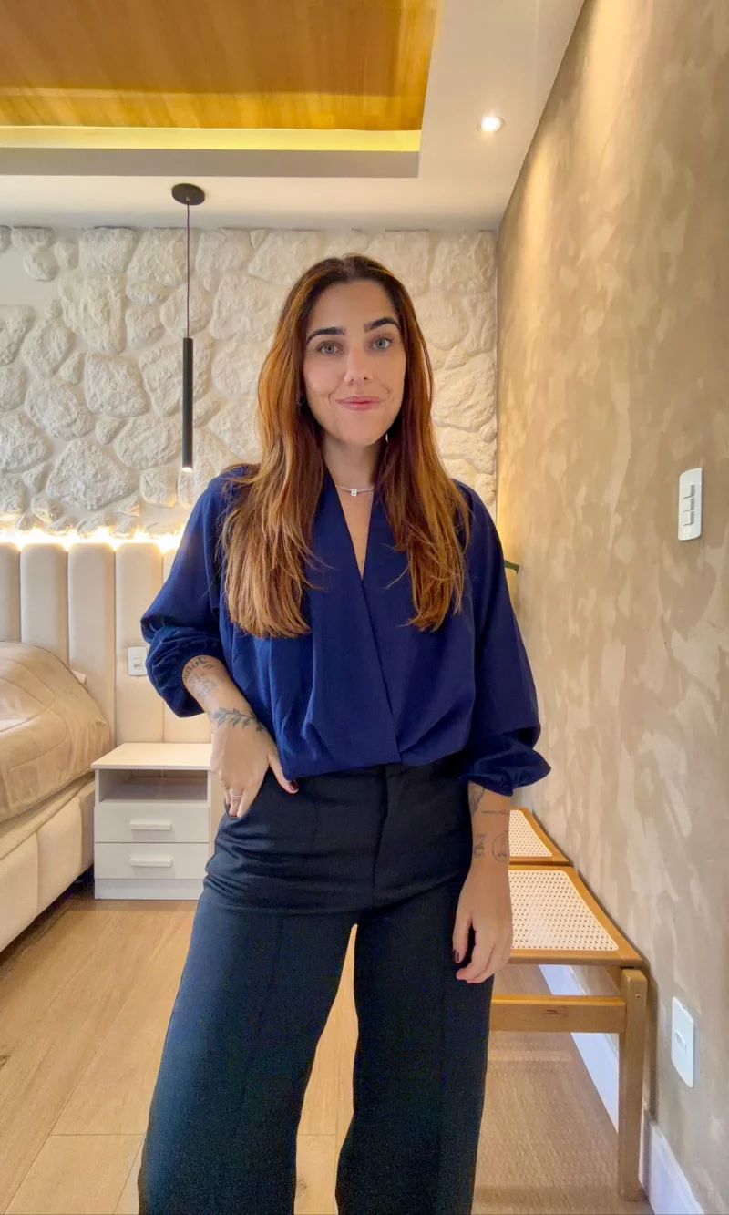 Blusa Elisa - Transpassada
