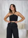 conjunto lorena cropped e pantalona