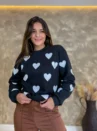 Blusa Moletom Flanelada - Coração