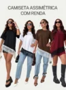 Tshirt Com Renda