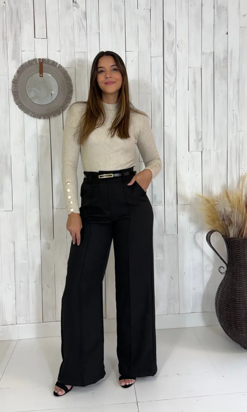 Calca Pantalona Andressa - Alfaiataria