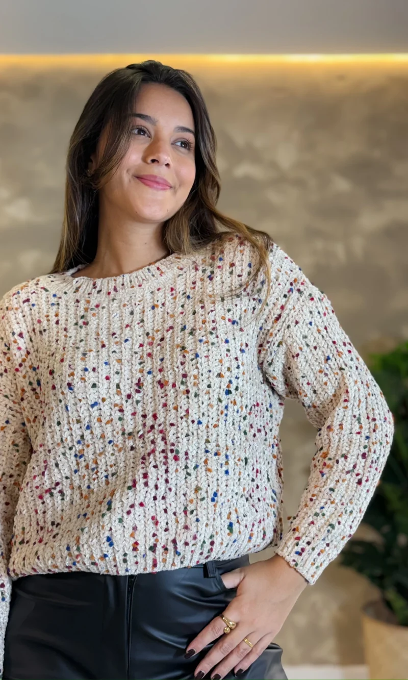 Blusa Tricô Mousse - Colors
