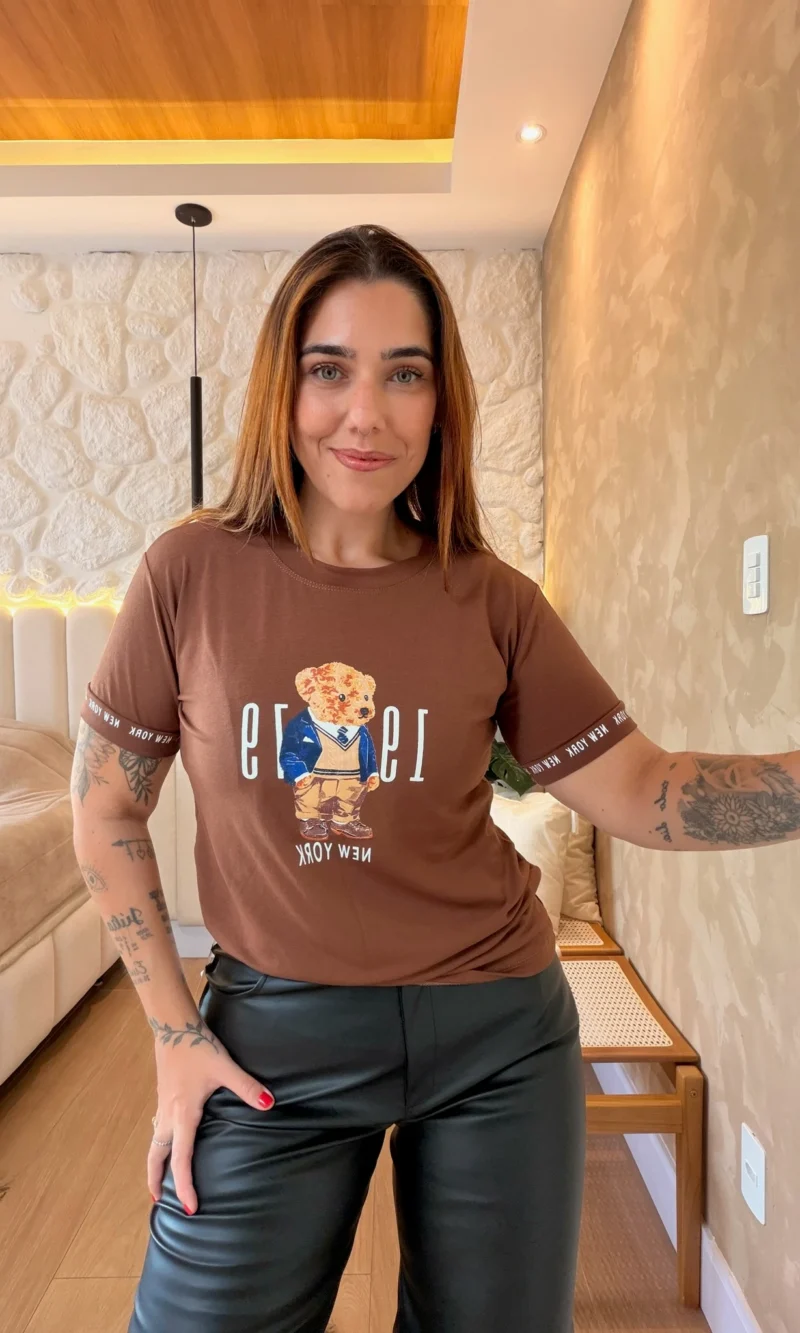 Tshirt Urso - New York