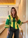 Tshirt Oversized De Tricô - Brasil