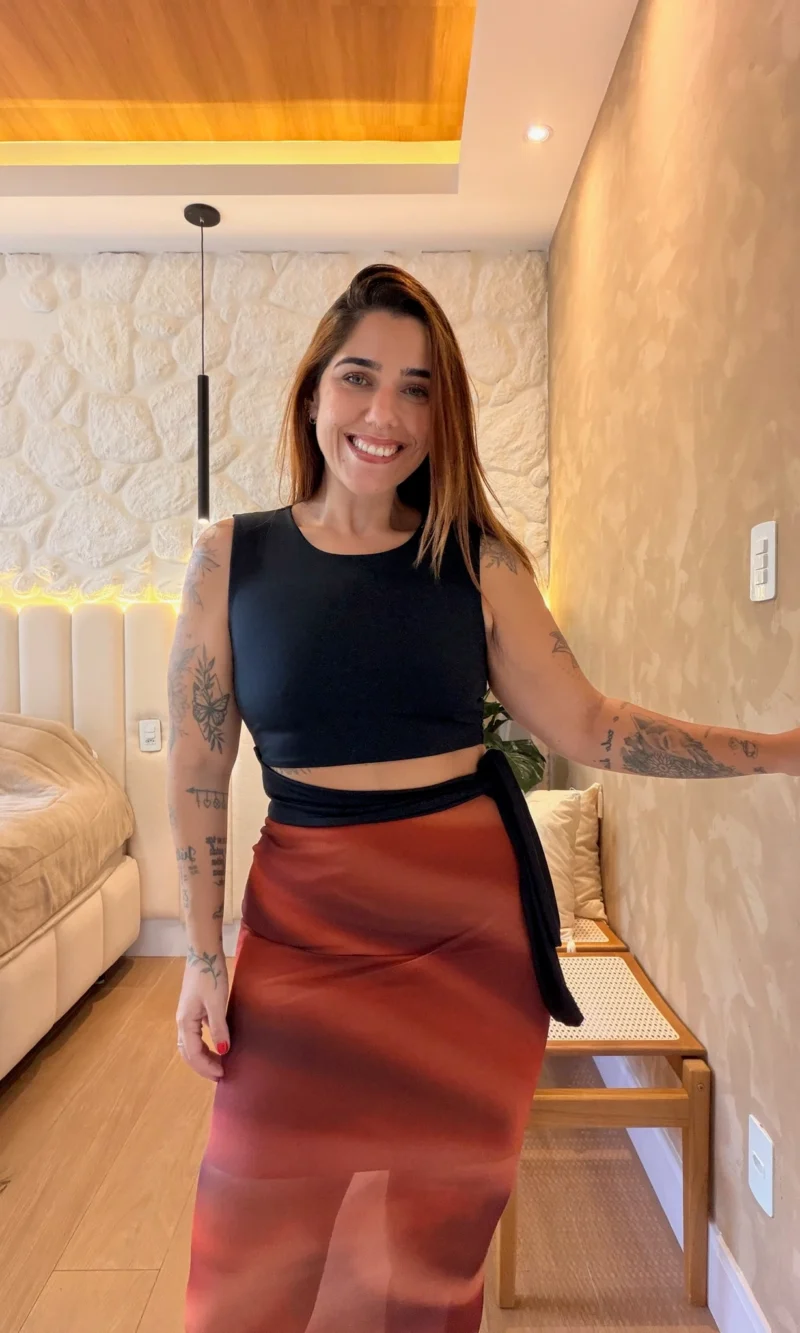 Cropped Cleo Amarracao