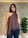 Bata Agnes Assimetrica Com Renda