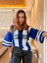 Tshirt Oversized De Tricô - Brasil