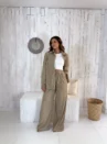 Conjunto Cotelê - Camisa E Pantalona