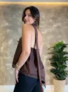 Bata Agnes Assimetrica Com Renda