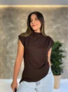 Blusa Ayla - Malha Assimétrica