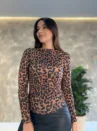 Blusa Julie Drapeada - Manga Longa