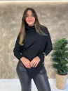 Poncho Denver Com Cinto - Tricô Modal