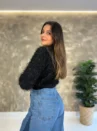 Cropped Tricô Glow - Importado