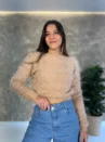 Cropped Tricô Glow - Importado