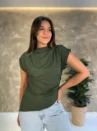 Blusa Ayla - Malha Assimétrica