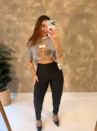 Calça Montaria Com Zíper