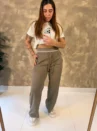 Calça Pantalona Brooklyn - Moletom Importado
