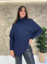 Poncho Denver Com Cinto - Tricô Modal