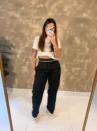 Calça Pantalona Brooklyn - Moletom Importado